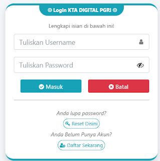 Register PGRI Kota Pekanbaru - Persatuan Guru Republik Indonesia Cabang Kota Pekanbaru